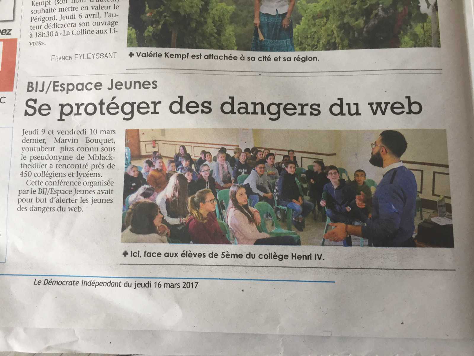 article democrate indépendant jeune et écrans