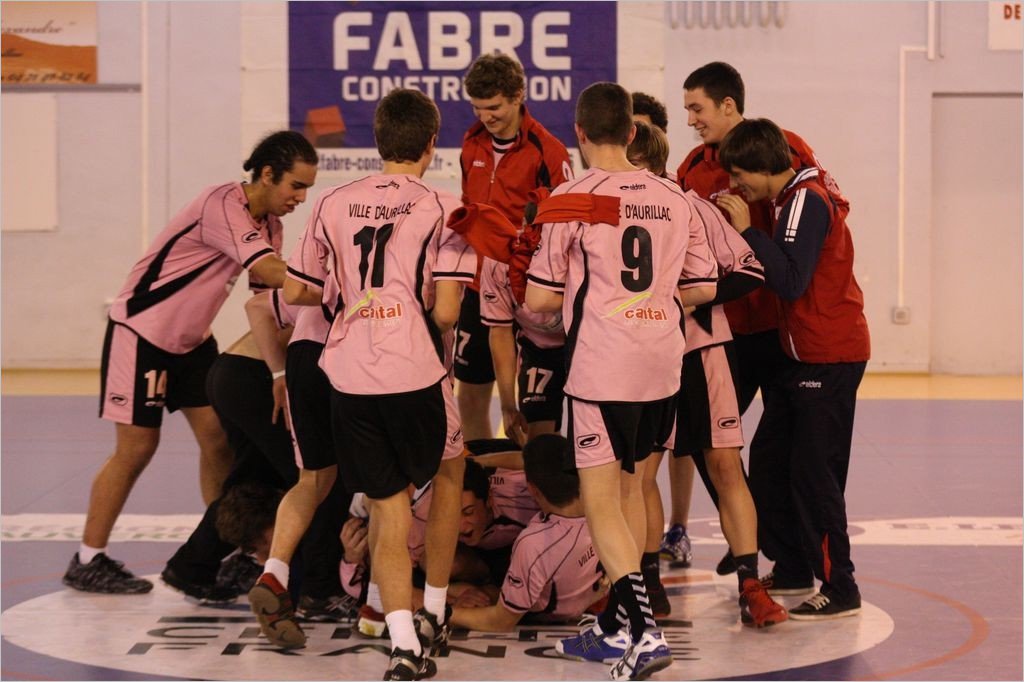 image de victoire match handball