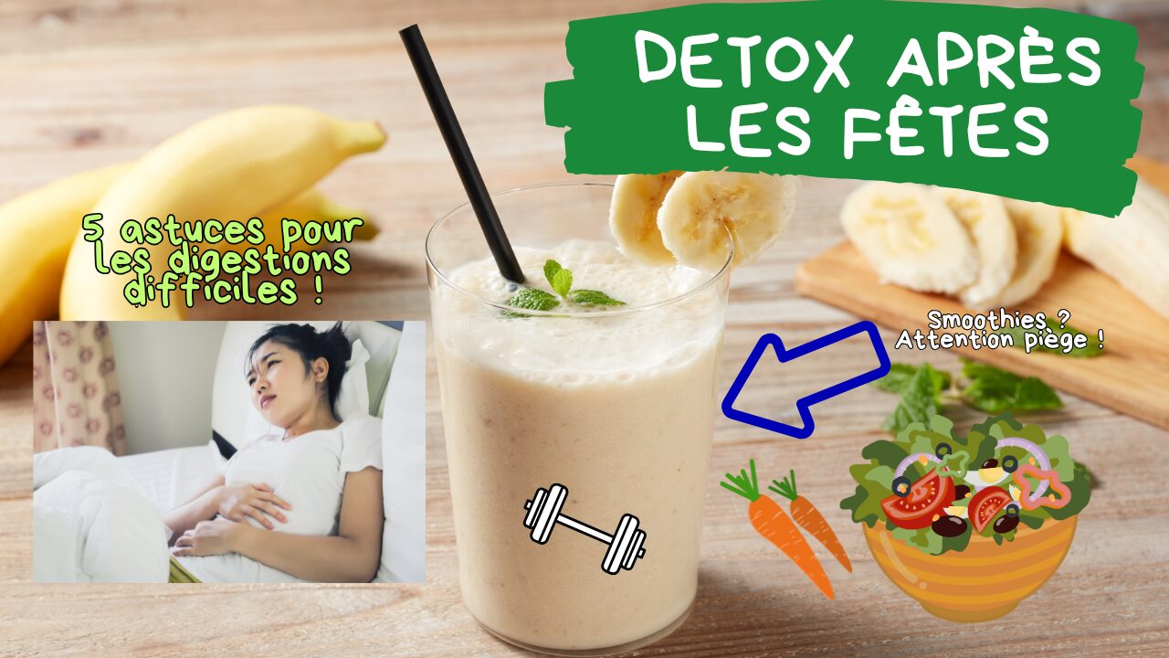 Digestion difficile ? Détox après les fêtes ? 5 astuces pour retrouver le confort digestif !
