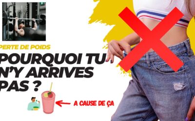 5 habitudes qui vous empêchent de perdre du poids !