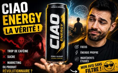 Ciao Energy… La boisson d&rsquo;Inoxtag, Léna et Squeezie est-elle dangereuse ?
